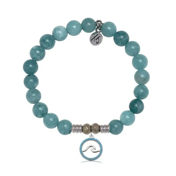 T. Jazelle Mountain Jade Serenity Wave Bracelet Erickson Jewelers Iron Mountain, MI