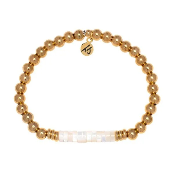T. Jazelle Gold Plated Stainless Steel Purity Bracelet Erickson Jewelers Iron Mountain, MI