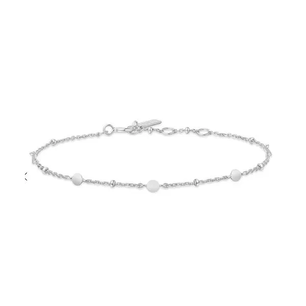 Sterling Silver Disc Station Bracelet Erickson Jewelers Iron Mountain, MI
