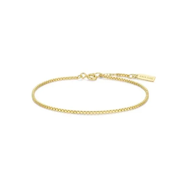 Sterling Silver with Yellow Gold Plated Chain Link Bracelet Erickson Jewelers Iron Mountain, MI