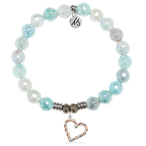 Aqua Agate- Sweet Love T. Jazelle Bracelet Erickson Jewelers Iron Mountain, MI