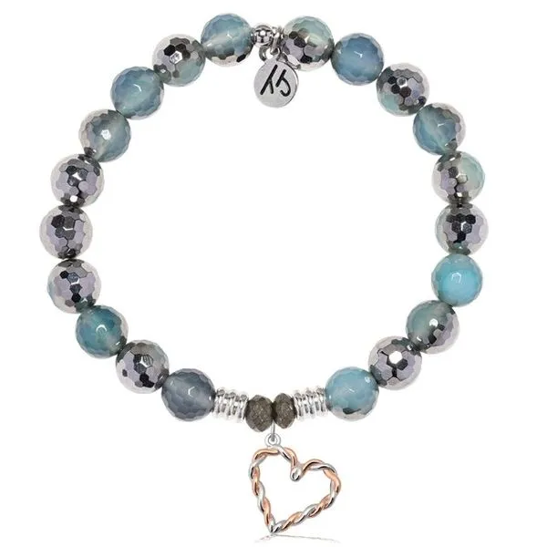 Blue Silver Agate- Sweet Love T. Jazelle Bracelet Erickson Jewelers Iron Mountain, MI