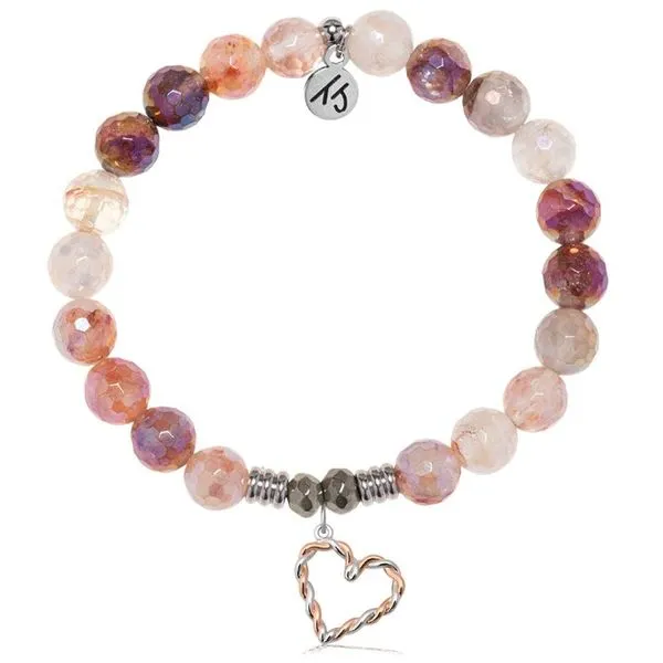 STRAWBERRY QUARTZ- SWEET LOVE T. JAZELLE BRACELET Erickson Jewelers Iron Mountain, MI