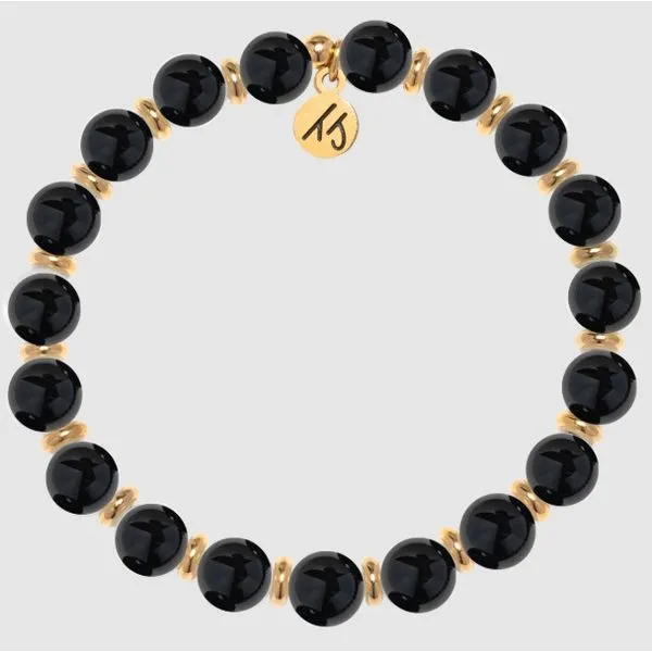 EMPOWERED ELEGANCE ONYX GOLD T. JAZELLE BRACELET Erickson Jewelers Iron Mountain, MI