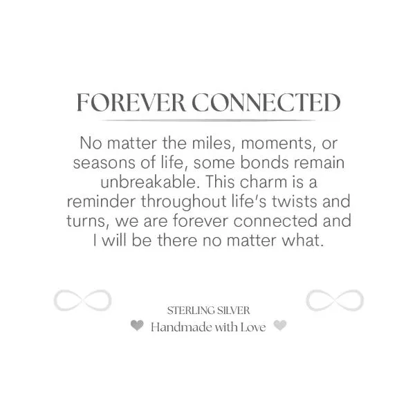 Silver Strawberry Quartz Forever Connected Bracelet Image 2 Erickson Jewelers Iron Mountain, MI