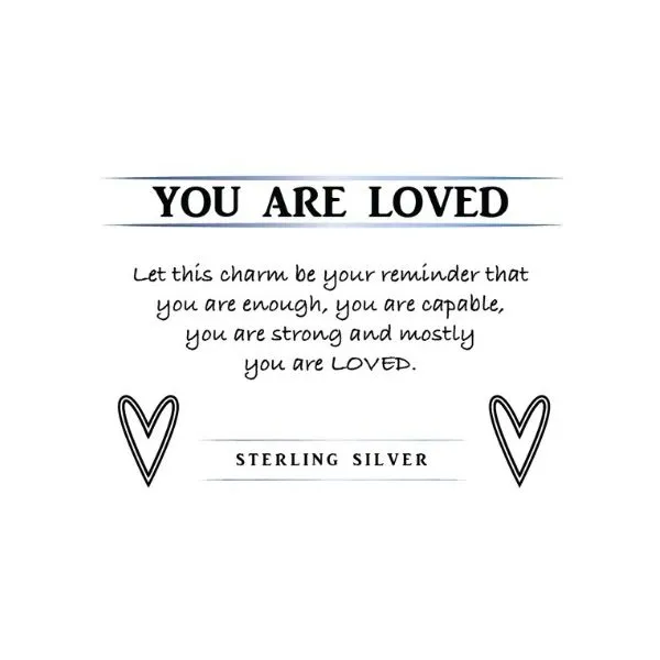 MULTI BLUE JADE YOU ARE LOVED T. JAZELLE BRACELET Image 2 Erickson Jewelers Iron Mountain, MI