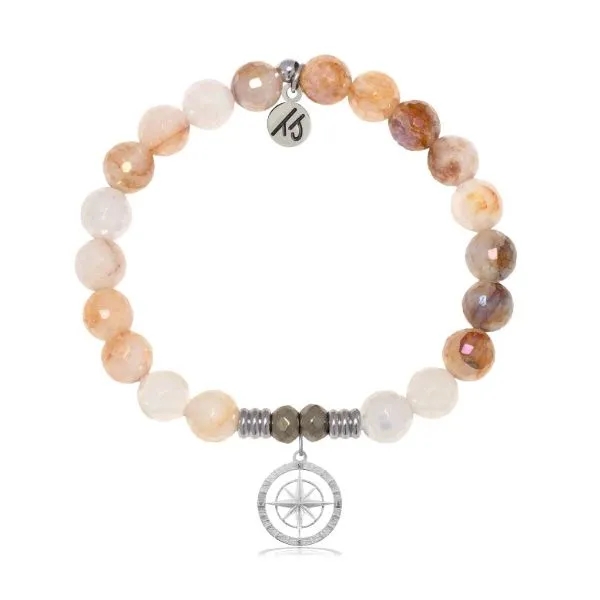 SUNSET QUARTZ COMPASS ROSE T. JAZELLE BRACELET Erickson Jewelers Iron Mountain, MI