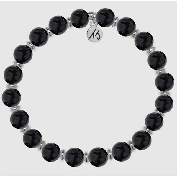 EMPOWERED ELEGANCE ONYX SILVER T. JAZELLE BRACELET Erickson Jewelers Iron Mountain, MI
