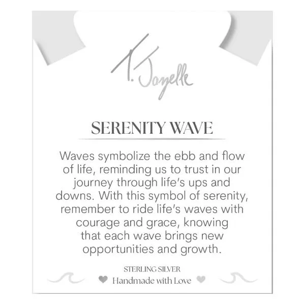 SKY BLUE JADE SERENITY WAVE T. JAZELLE BRACELET Image 2 Erickson Jewelers Iron Mountain, MI