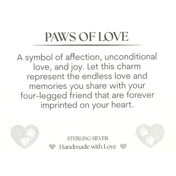 Silver Purple Turquoise Paws of Love T. Jazelle Bracelet Image 2 Erickson Jewelers Iron Mountain, MI