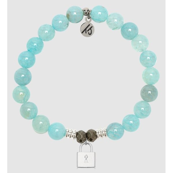 Aqua Fire Agate Unbreakable Friendship T. Jazelle Bracelet Erickson Jewelers Iron Mountain, MI