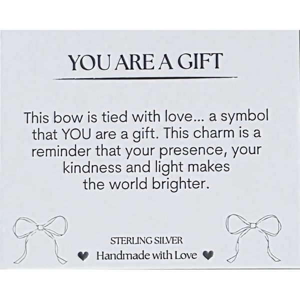 Silver White Natural Agate You Are a Gift Bracelet Image 2 Erickson Jewelers Iron Mountain, MI