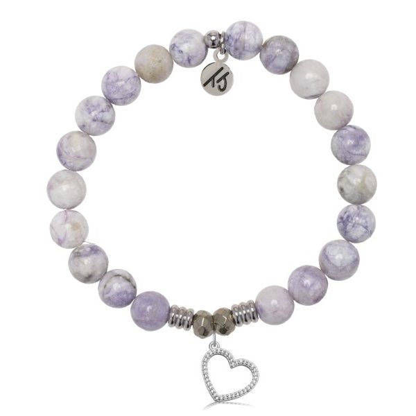 Silver Purple Turquoise T. Jazelle Bracelet Erickson Jewelers Iron Mountain, MI