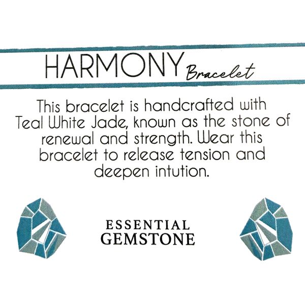 Teal White Jade Harmony T. Jazelle Stacker Bracelet Image 2 Erickson Jewelers Iron Mountain, MI