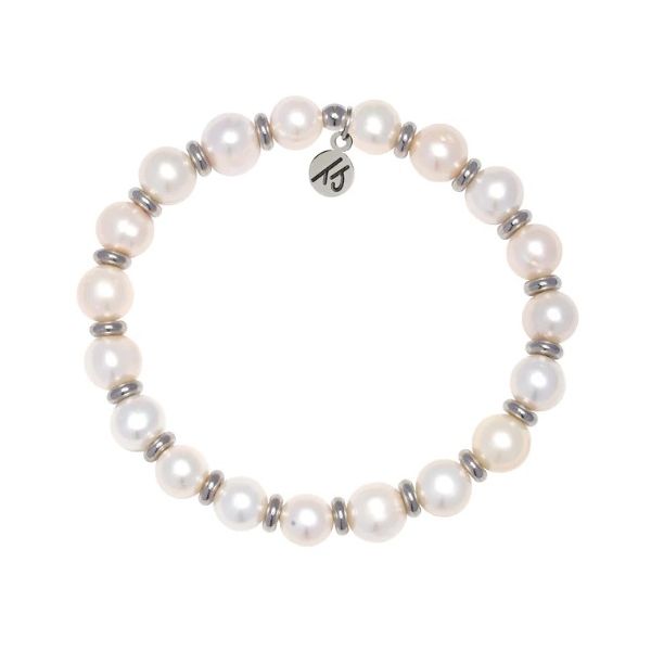 EMPOWERED ELEGANCE PEARL SILVER T. JAZELLE BRACELET Erickson Jewelers Iron Mountain, MI