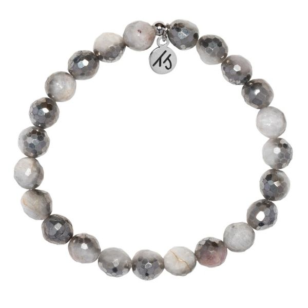 SILVER DIPPED MOONSTONE DREAMER STACKER T. JAZELLE BRACELET Erickson Jewelers Iron Mountain, MI