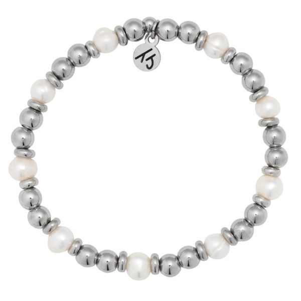 STRENGTH GRACE SILVER PEARL T. JAZELLE BRACELET Erickson Jewelers Iron Mountain, MI