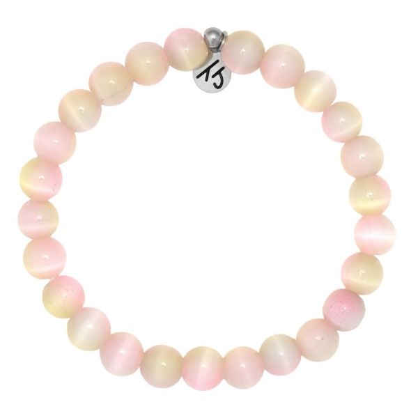 Pink Champagne Cats Eye Grace Stacker T. Jazelle Bracelet Erickson Jewelers Iron Mountain, MI
