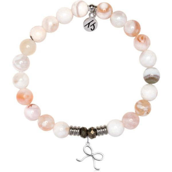 White Natural Agate You Are A Gift T. Jazelle Bracelet Erickson Jewelers Iron Mountain, MI