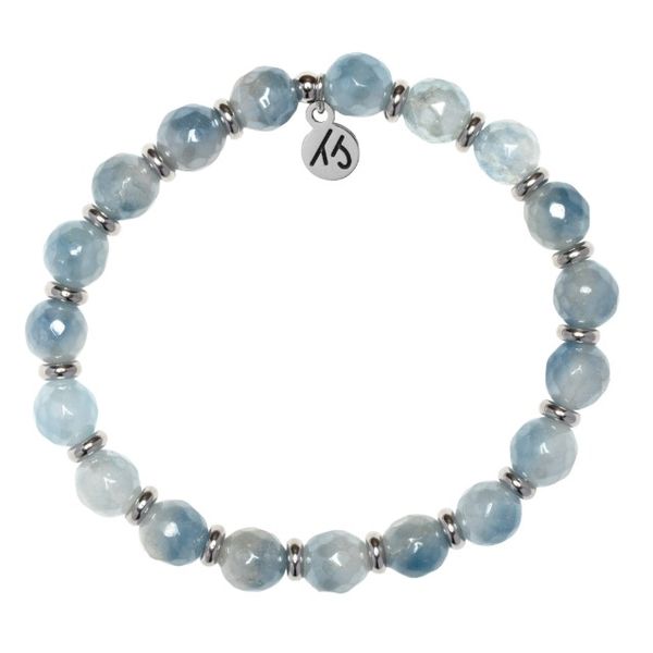 Aquamarine Jade Silver T. Jazelle Bracelet Erickson Jewelers Iron Mountain, MI
