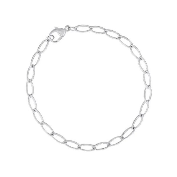 Sterling Silver Oval Link Bracelet Erickson Jewelers Iron Mountain, MI