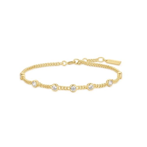 Sterling Silver Multi Station Cubic Zirconia Bracelet Erickson Jewelers Iron Mountain, MI
