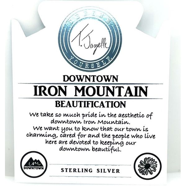 Silver Champagne Agate Iron Mountain Downtown Bracelet Image 3 Erickson Jewelers Iron Mountain, MI