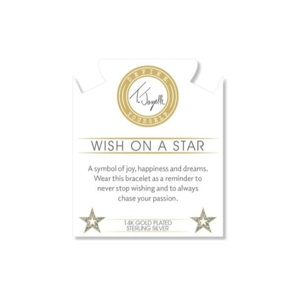 Silver Black Moonstone Wish Upon a Star Bracelet Image 2 Erickson Jewelers Iron Mountain, MI