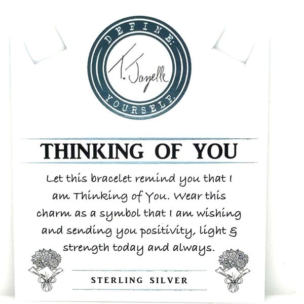 Silver T. Jazelle Madagascar Quartz Thinking of You Bracelet Image 2 Erickson Jewelers Iron Mountain, MI