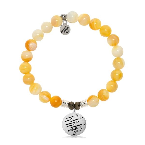 Yellow Shell Birthday Wishes T. Jazelle Bracelet Erickson Jewelers Iron Mountain, MI