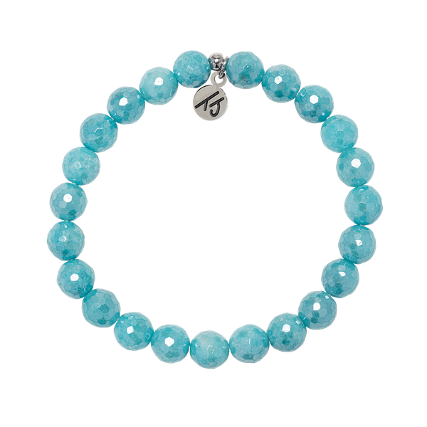 Blue Amazonite Soothing Stacker T. Jazelle Bracelet Erickson Jewelers Iron Mountain, MI