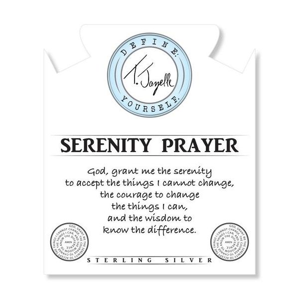 Aqua Fire Agate Serenity Prayer T. Jazelle Bracelet Image 2 Erickson Jewelers Iron Mountain, MI