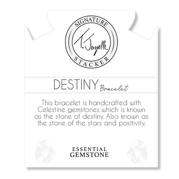 Celestine Destiny Stacker Bracelet Image 2 Erickson Jewelers Iron Mountain, MI