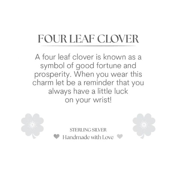 Blue Aquamarine Four Leaf Clover Rope T. Jazelle Bracelet Image 2 Erickson Jewelers Iron Mountain, MI