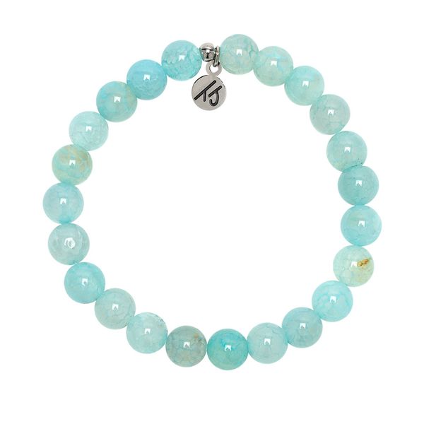 Aqua Fire Agate Passion Stacker T. Jazelle Bracelet Erickson Jewelers Iron Mountain, MI