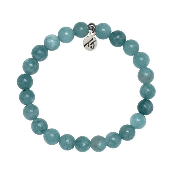 Silver Mountain Jade Prosperity Stacker T. Jazelle Bracelet Erickson Jewelers Iron Mountain, MI