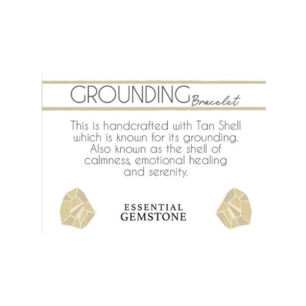 Silver Tan Shell Grounding Stacker T. Jazelle Bracelet Image 2 Erickson Jewelers Iron Mountain, MI