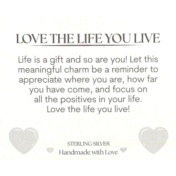 Silver Hemimorphite Love the Life You Live T. Jazelle Bracelet Image 2 Erickson Jewelers Iron Mountain, MI