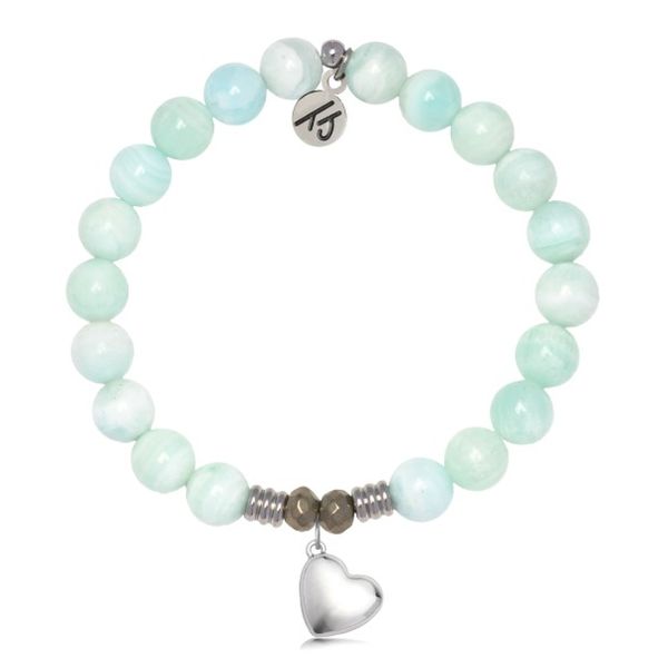 Silver Hemimorphite Love the Life You Live T. Jazelle Bracelet Erickson Jewelers Iron Mountain, MI