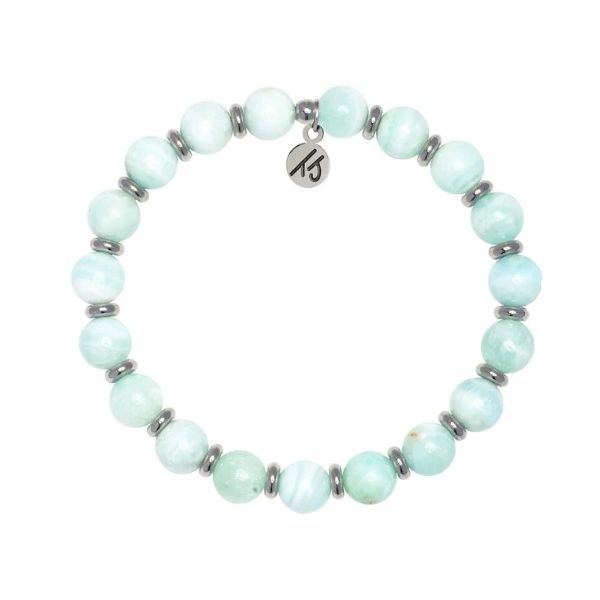 Hemimorphite Silver T. Jazelle Bracelet Erickson Jewelers Iron Mountain, MI
