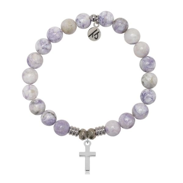 Purple Turquoise Cross Bracelet Erickson Jewelers Iron Mountain, MI