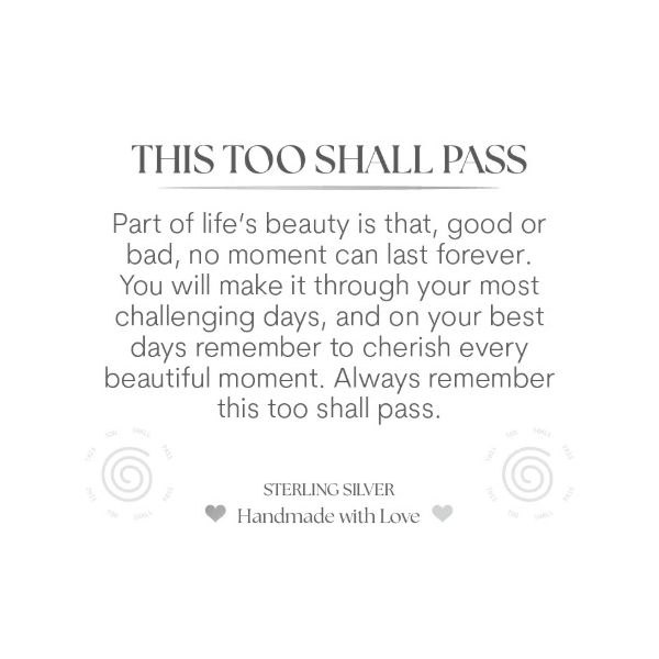 Silver Strawberry Quartz This Too Shall Pass T. Jazelle Bracelet Image 2 Erickson Jewelers Iron Mountain, MI