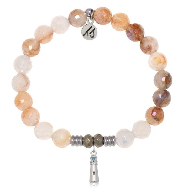 Silver Sunset Quartz Lighthouse T. Jazelle Bracelet Erickson Jewelers Iron Mountain, MI