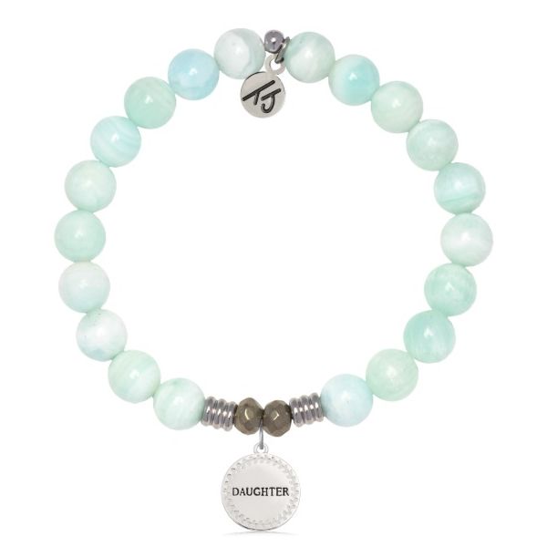 Silver Hemimorphite Daughter Endless Love T. Jazelle Bracelet Erickson Jewelers Iron Mountain, MI