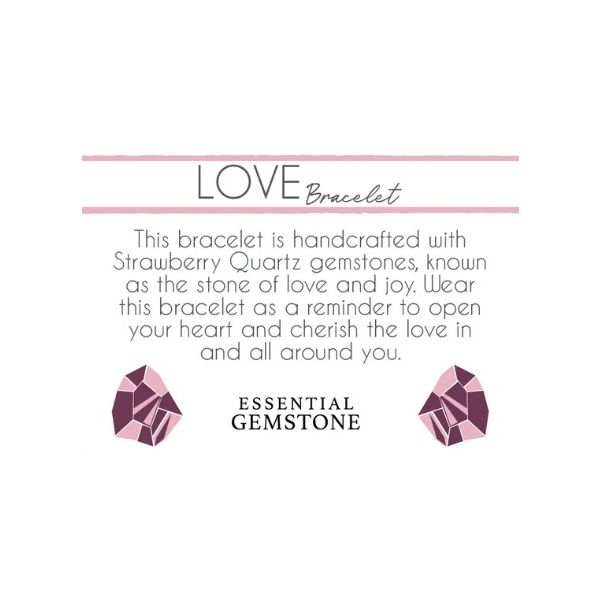 Silver Strawberry Quartz Love Stacker T. Jazelle Bracelet Image 2 Erickson Jewelers Iron Mountain, MI