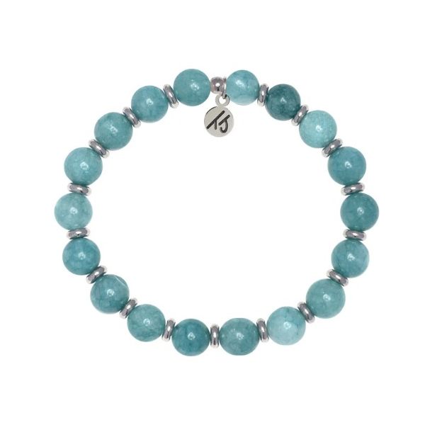 Silver Empowered Elegance Blue Apatite T. Jazelle Bracelet Erickson Jewelers Iron Mountain, MI