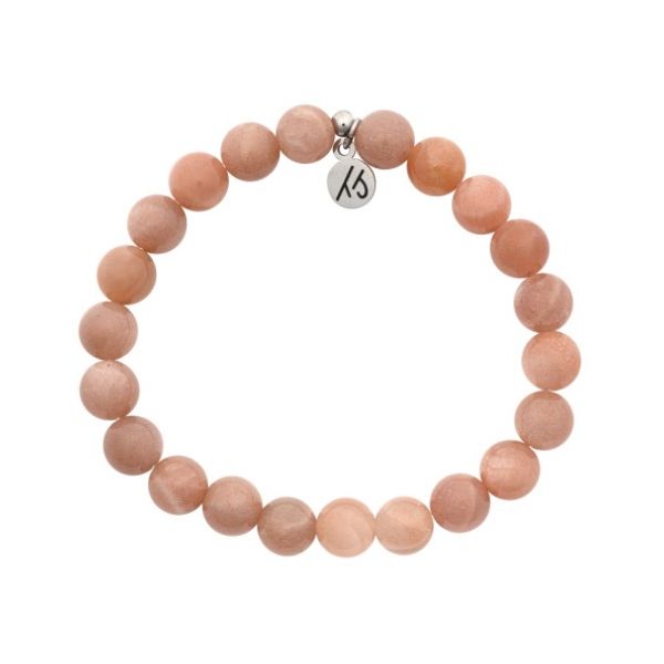 Silver Peach Moontone Serendipity Stacker T. Jazelle Bracelet Erickson Jewelers Iron Mountain, MI
