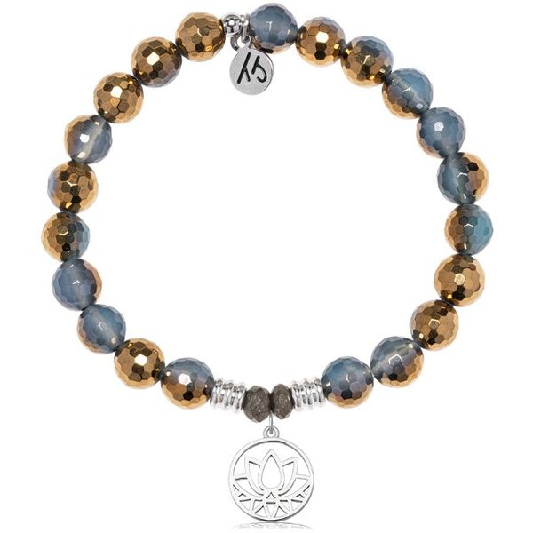Gold Agate Resilience T. Jazelle Bracelet Erickson Jewelers Iron Mountain, MI