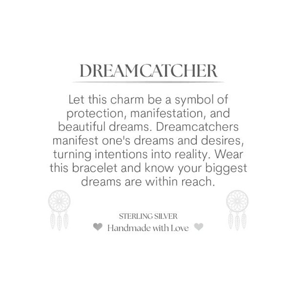 Blue Silver Agate Dreamcatcher Silver Bracelet Image 2 Erickson Jewelers Iron Mountain, MI