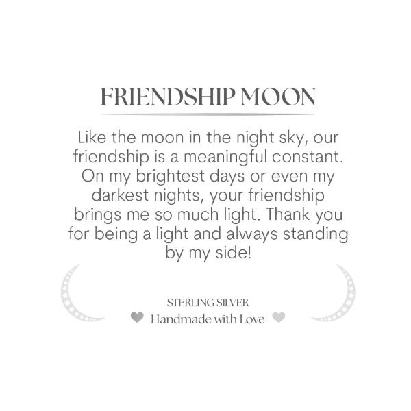 Aqua Agate Friendship Moon Silver Bracelet Image 2 Erickson Jewelers Iron Mountain, MI